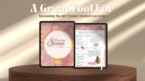 2025 Digital Planner, Jesus Girly, 2025 Planner, Daily Planner, Digital Journal, GoodNotes Planner 2025, iPad Planner, Digital Bible Study