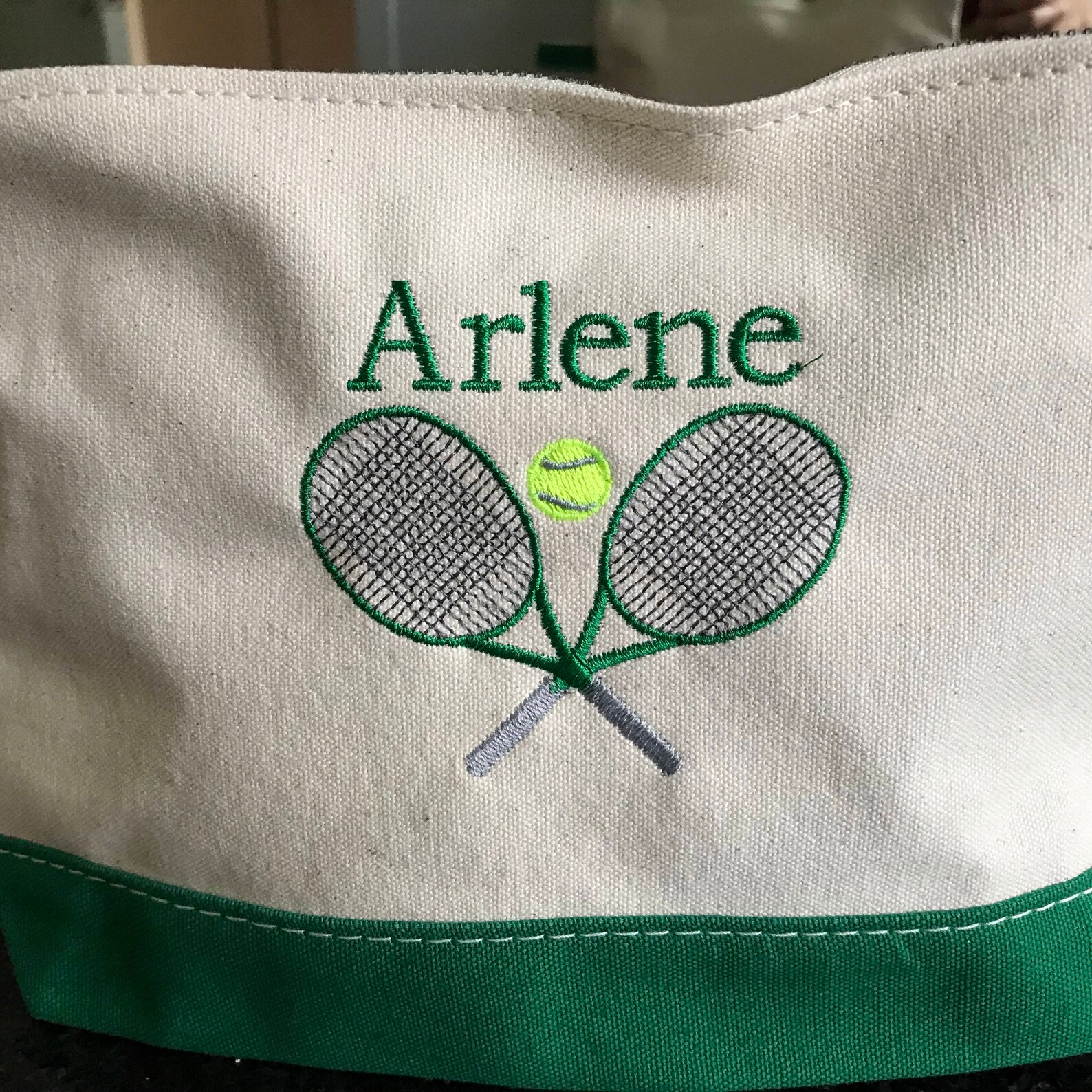 Classic Canvas Tennis Makeup Cosmetic Bag | Etsy