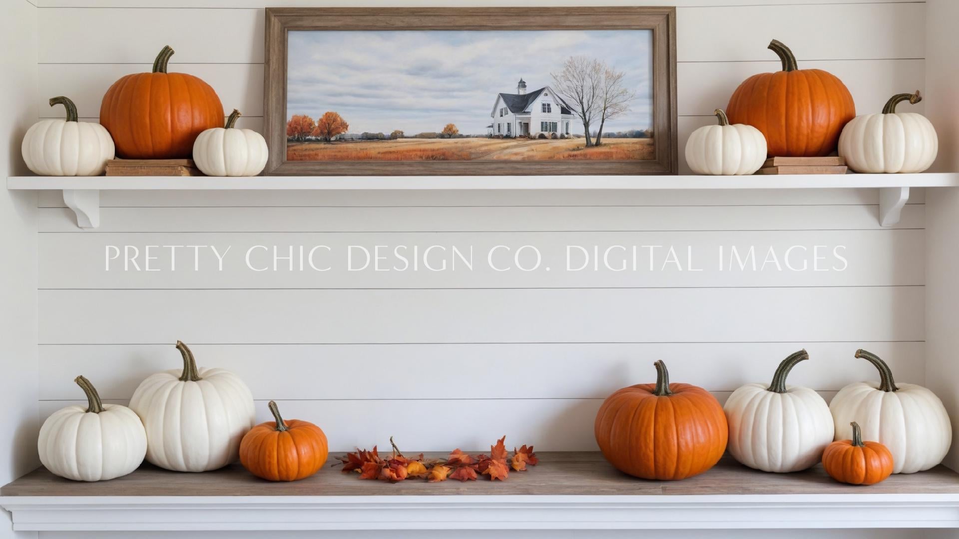 Autumn Home Virtual Background Bundle, Fall Pack of 4 Digital ...