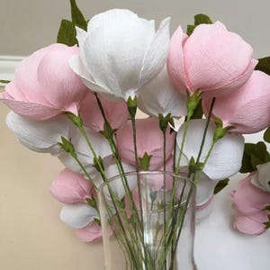 Paper flower bouquet, Handmade flowers, Paper flowers