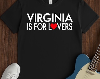Vintage Virginia Is For The Lovers Tshirt, virginia travel tee, vintage love shirt, virginia slogan tee, lovers state shirt, virginia gift