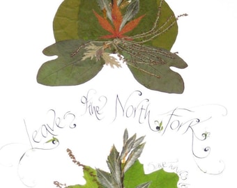 Leaves of the North Fork-print