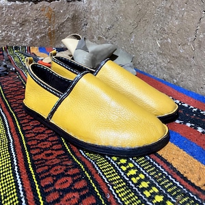 Handmade Leather Shoes: Custom Berber Design