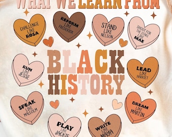 What We Learn From Black History PNG, Black History Month PNG, Juneteenth Svg, Black Lives Matters, african American Png, Digital Download