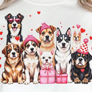 Valentine honden png, hondenliefhebber sublimatie ontwerpen, Valentines hond png, honden eigenaar valentijnscadeau, Valentijnsdag liefde ontwerp digitale download