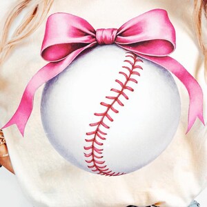 Retro Baseball Coquette PNG, Pink Coquette Bow Baseball PNG Sublimation, Baseball png, Baseball Mama Mom png design, Png file download