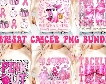 Breast Cancer Png Bundle, Breast Cancer Png, Breast Cancer Bundle, Pink Ribbon Png, Fight Breast Cancer Warrior, Pink Out, October Wear Pink