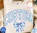 Custom Chinoiserie Coquette, Custom Varsity Svg, Mama Coquette Bow Png, Mama Shirt Svg, Mama Varsity Sublimation, Varsity Svg