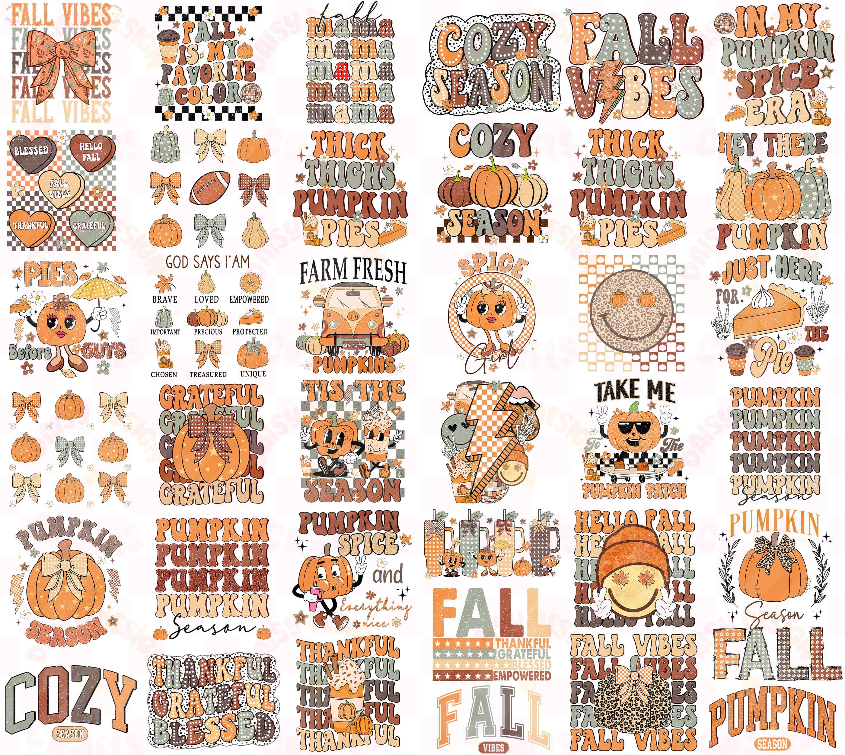 Fall Bundle Png, Fall Bundle Png, Autumn Bundle Png, Thanksgiving Bundle Png, Fall Mega Bundle Png, Fall Design Bundle, Pumpkin Spice PNG