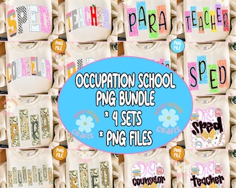Beruf Schule Png Bundle, Zurück zu Schule Png Bundle, Lehrer Para Sped Bibliothekar Png, Erster Schultag Png, Schulpersonal Png bündel