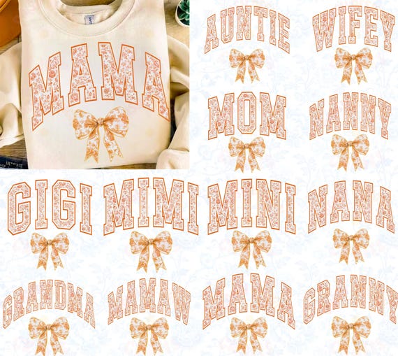 Fall Mama Png, Floral Chinoiserie Png Bundle, Chinoiserie Png, Mama Shirt Png, Chinoiserie Design, Chinoiserie Mama Png, Png for Sublimation