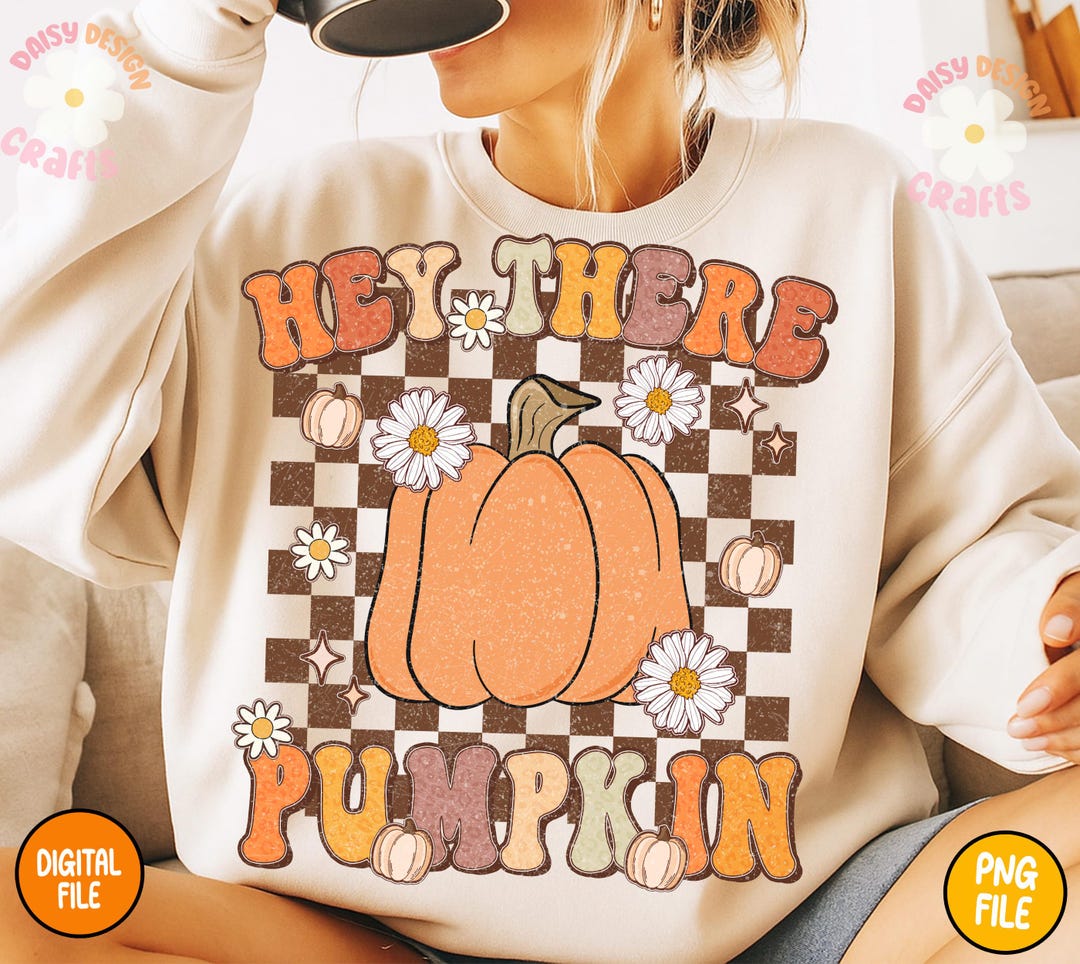 Hay There Fall Hey There Pumpkin PNG, Retro Fall Png, Fall Png Sublimation, Autumn Png ...