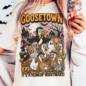 GOOSETOWEN PNG, Funny Halloween Png, Funny Horror Characters png, Halloween Goose Png, Horror Movie Png, Halloween Png, Png Files
