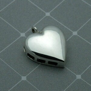 Heart pendant in sterling silver