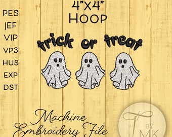 Embroidery Pattern - Halloween Ghosts - Cute Ghost Pattern