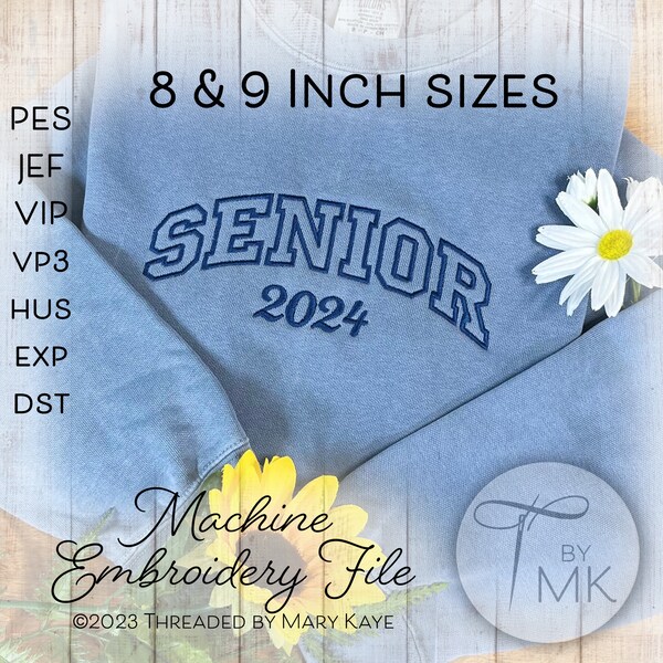 Embroidery Pattern - Senior 2024