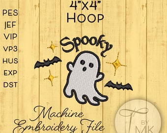 Embroidery Pattern | Halloween Cute Ghost | Spooky Season