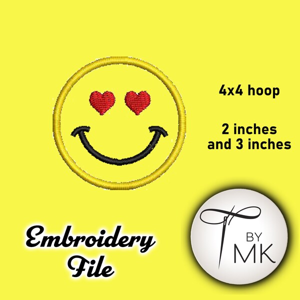 Embroidery Heart With Face Etsy