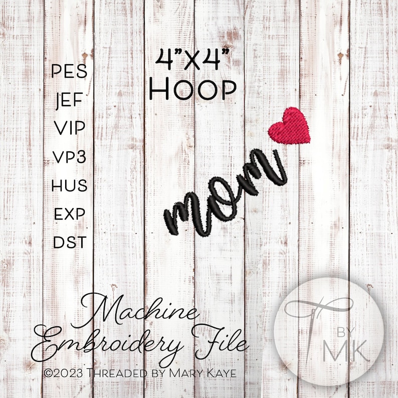 Embroidery Pattern Mom Curved Neckline Text Curved Words - Etsy