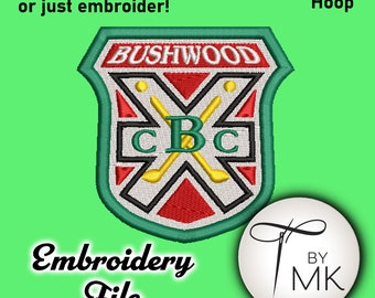 Embroidery Pattern - Bushwood Country Club - Golf