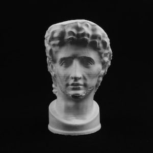 Gaius Julius Caesar Augustus Statue – Unpainted 12K Resin Miniature Inspired by The Vatican Masterpiece for Collectors