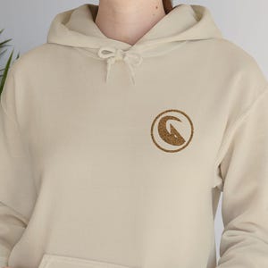 Embroidered Dragon Hoodie: Cotton-Blend Sweatshirt