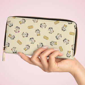 Meowth Zipper Wallet Meowth Wallet