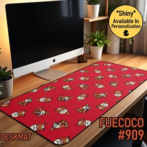 Fuecoco Desk Mat TCG Playmat Desk Mat Mousepad Trading Card Game Gift Gamer Mat