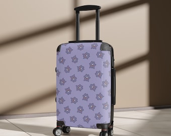 Koffer met gengarpatroon: duurzame reisbagage van hard polycarbonaat