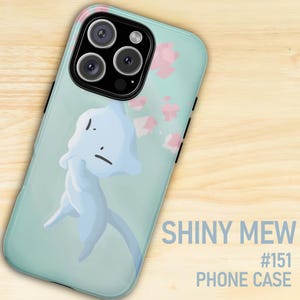 Capa de celular Mew brilhante Capa para celular Samsung Capa para celular iPhone Capa para Google Pixel