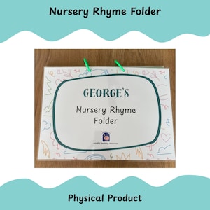 Nursery Rhyme Busy Book, Interactive Nursery Rhyme Mat, Preschool Nursery Rhyme Mat, Activity Mat, EYFS, Toddler, Education, Velcro Activity