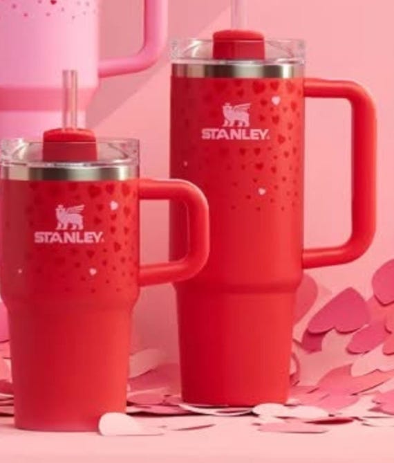 Stanley 2025 Valentine's Day Mommy and Me Ruby Hearts 30 Oz and 20