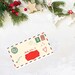 Printable Santa Claus Envelope, Letter From Santa Envelope, Santa ...
