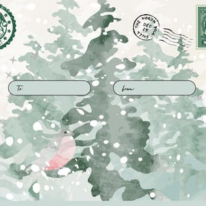 Printable Santa Claus Envelope, Letter From Santa Envelope, Santa ...