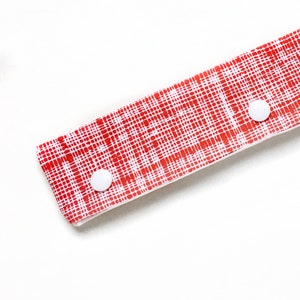 Red DPN Cozy- Striped DPN Holder- DPN Case- dpn Keeper- Sock Knitting Tools- Double Pointed Needle Case- dpn Project Holder- dpn Organizer