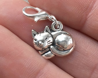 Cat Crochet Stitch Marker -Cat Stitch Keeper - Clip Stitch Keeper - Knitting Stitch Marker - Lobster Claw Stitch Marker- Paw Stitch Marker