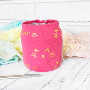 Resin Cat Hand Crochet Bowl DIY Tool Knitting Organizer Storage