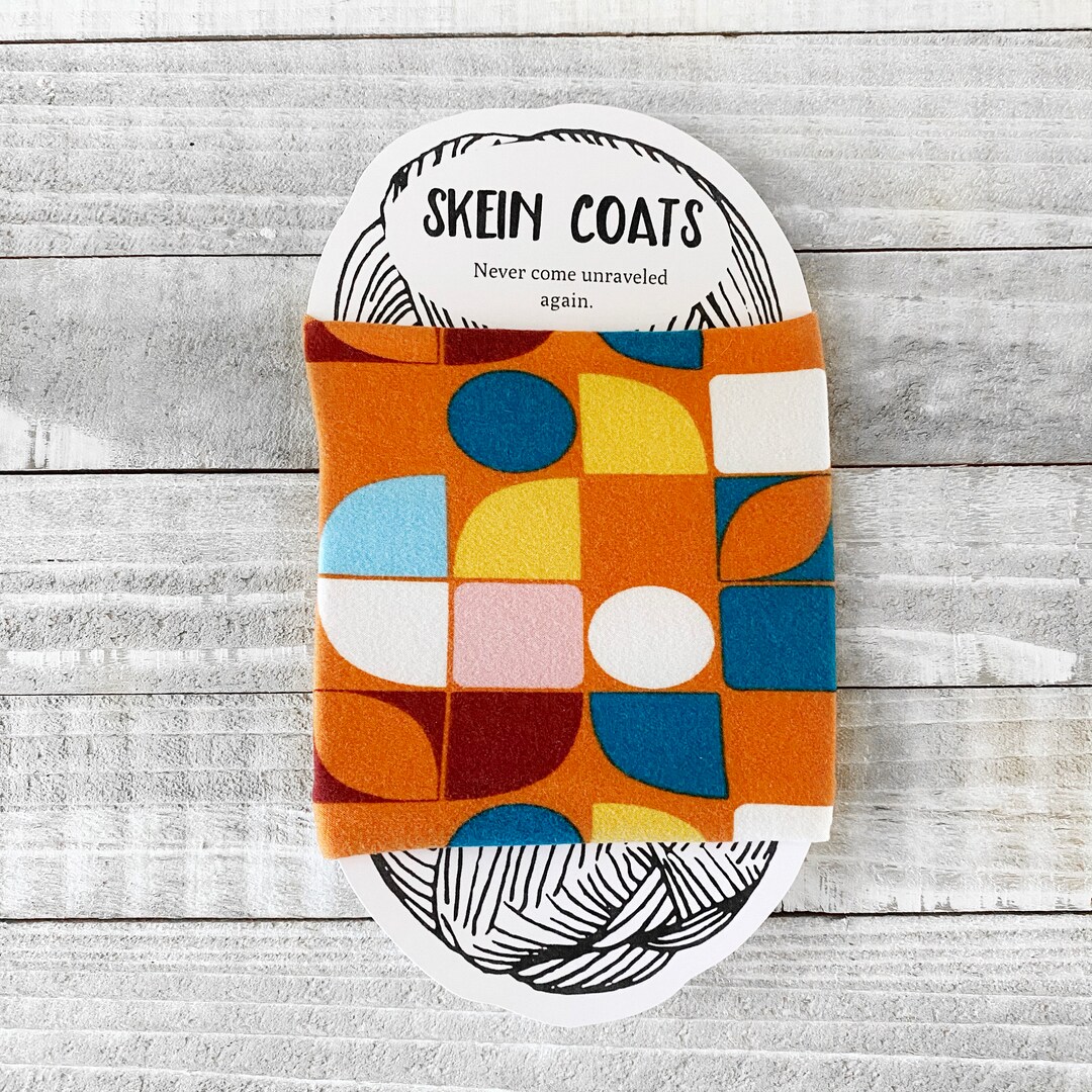 Mini Retro Yarn Cozysmall 70s Yarn Holder Skein Coat Yarn Etsy