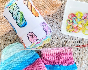 Yarn Holder, Skein Coat, Yarn Sleeve, Yarn Cake Sack, best friend gift, Sister Gift