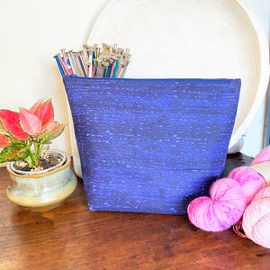 Zipper Project Bag, Knitting Project Bag, Crochet Project Bag, Knitting Project Tote Bag, Zipper Bag, Knitting Giftful