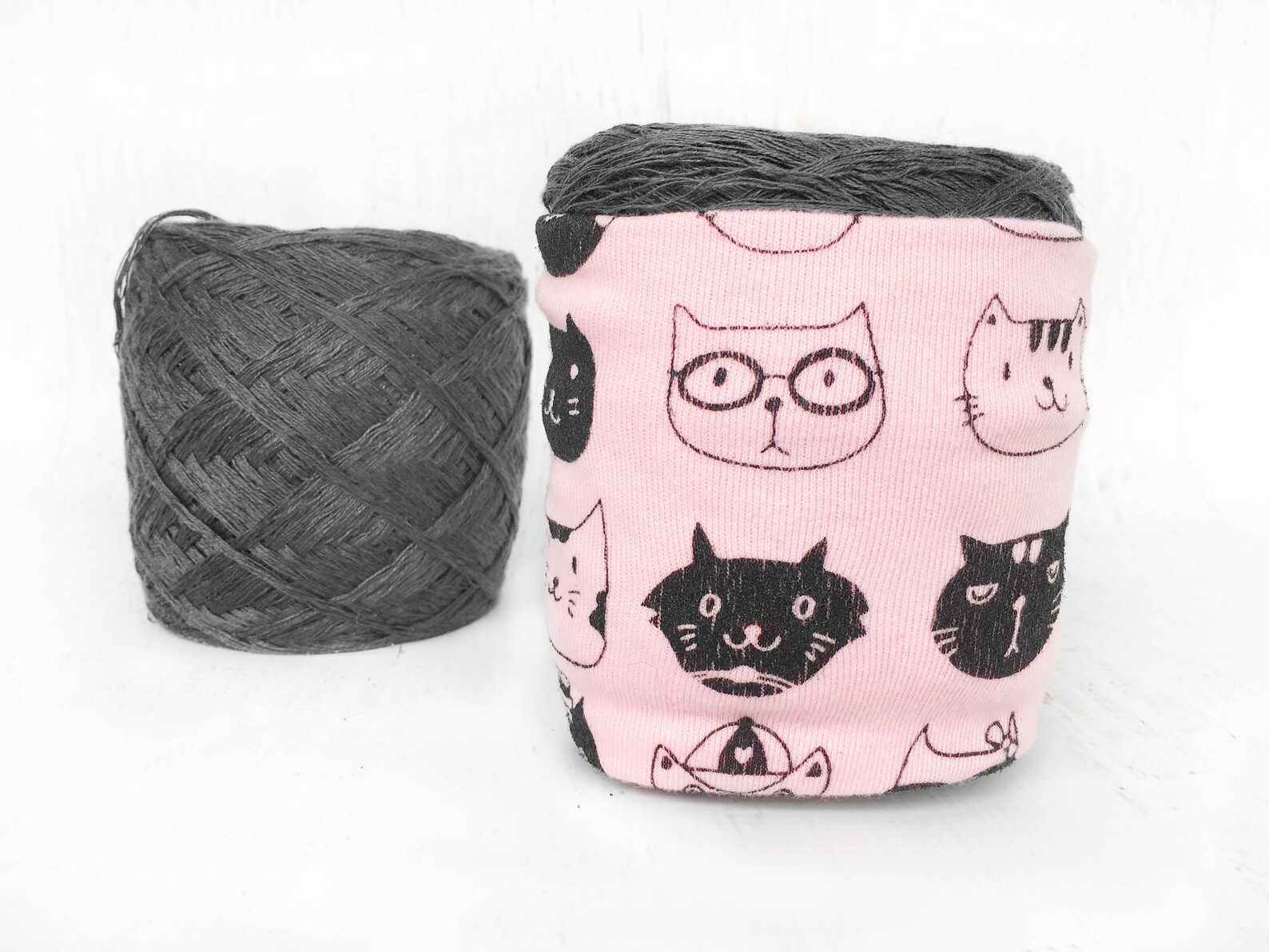 Cat Yarn Bowl Yarn Cozy Yarn Keeper Yarn Organizer Yarn Etsy