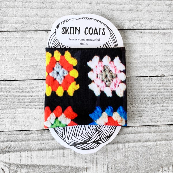 Mini Skein Coat, Mini Yarn Sleeves, Small Yarn Cozy, Best Friend Gift, Knitting Accessories, Sister Birthday Gift