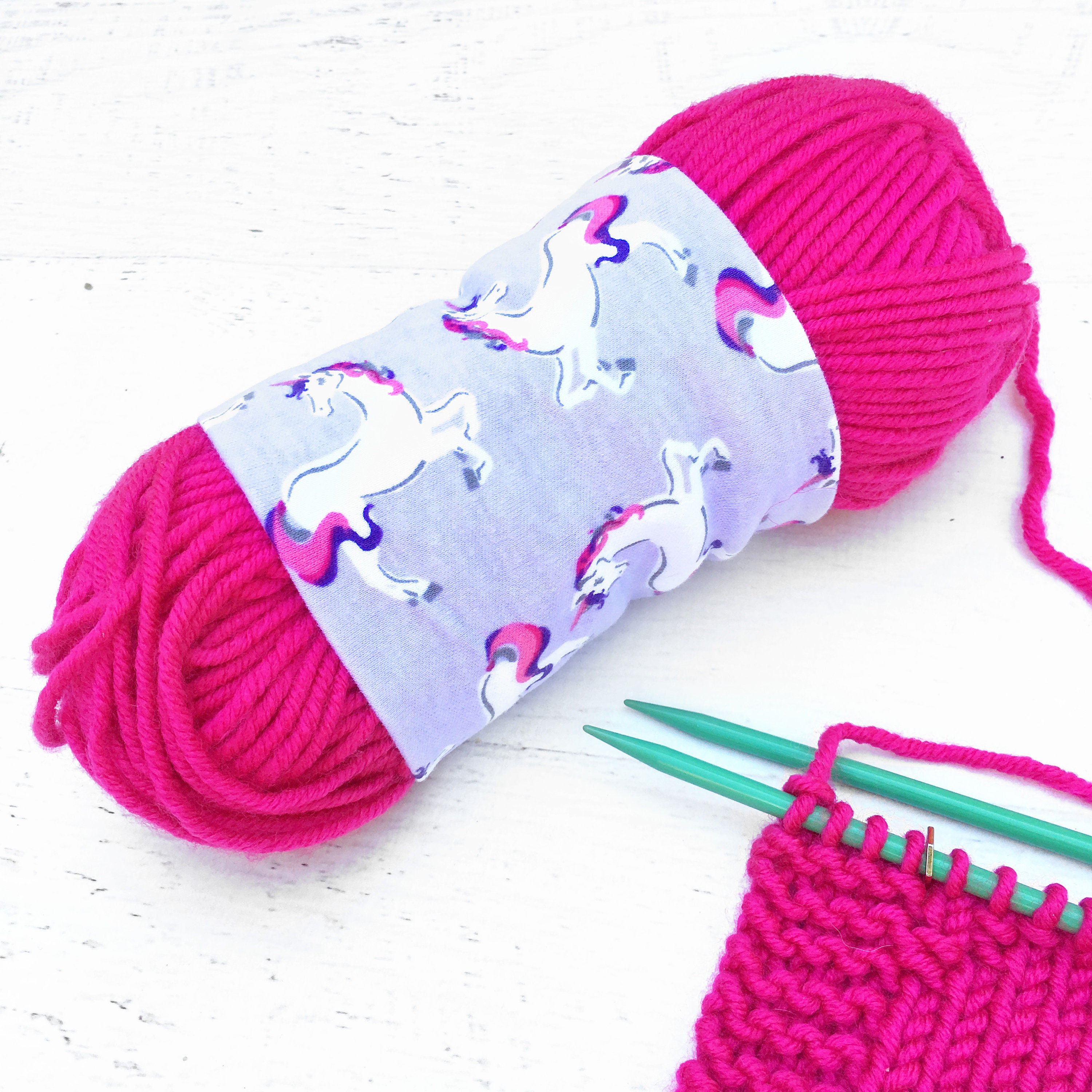 Purple Unicorn Yarn Bowl Yarn holder Yarn Sleeve Yarn Etsy