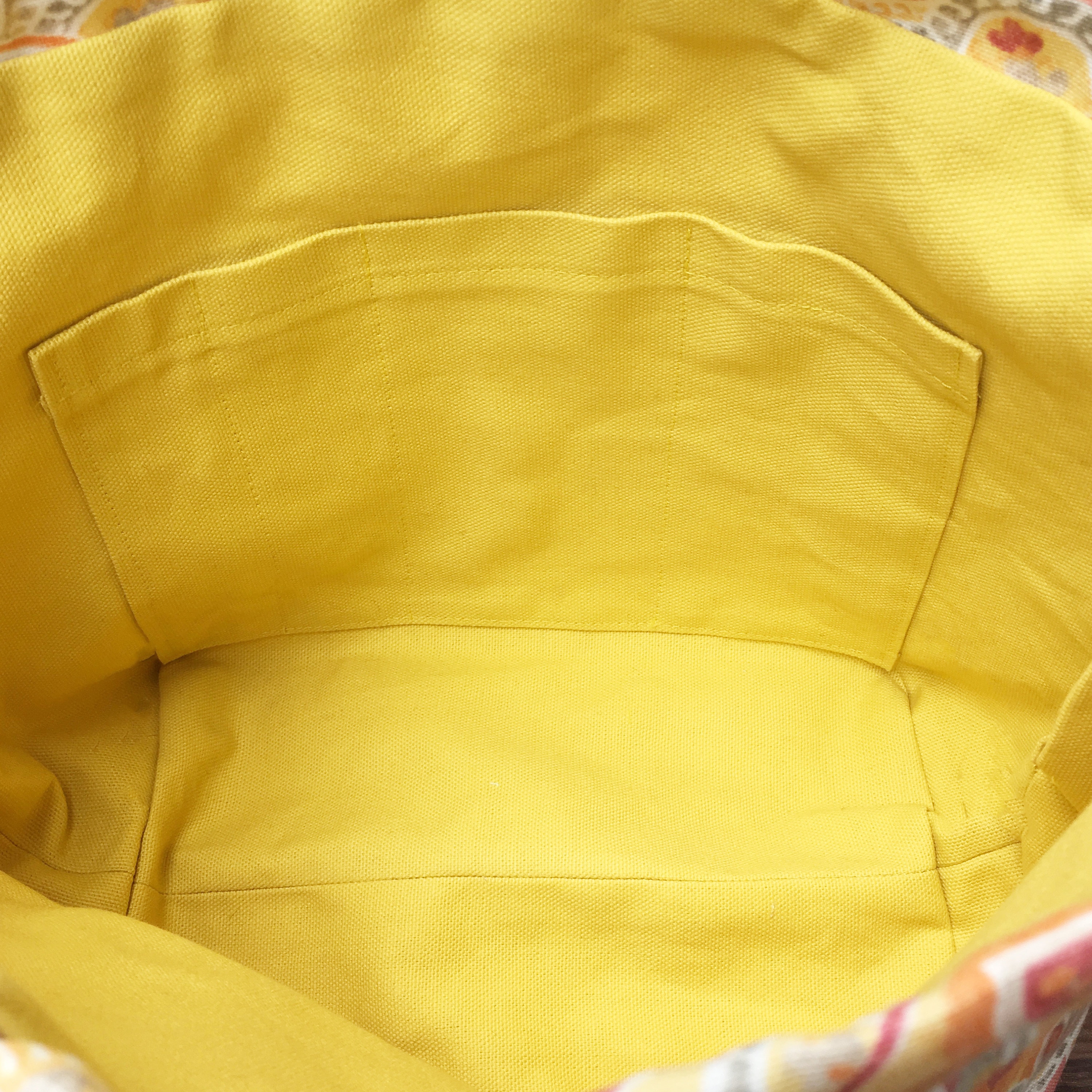 Fall Project Bag- Project Bags for Knitting- Drawstring Bag- Gepmetric ...