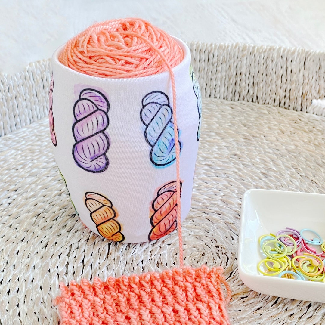 Yarn Cozy, Skein Coat, Yarn Sleeve, Knitting Gift, Yarn Cake Sack