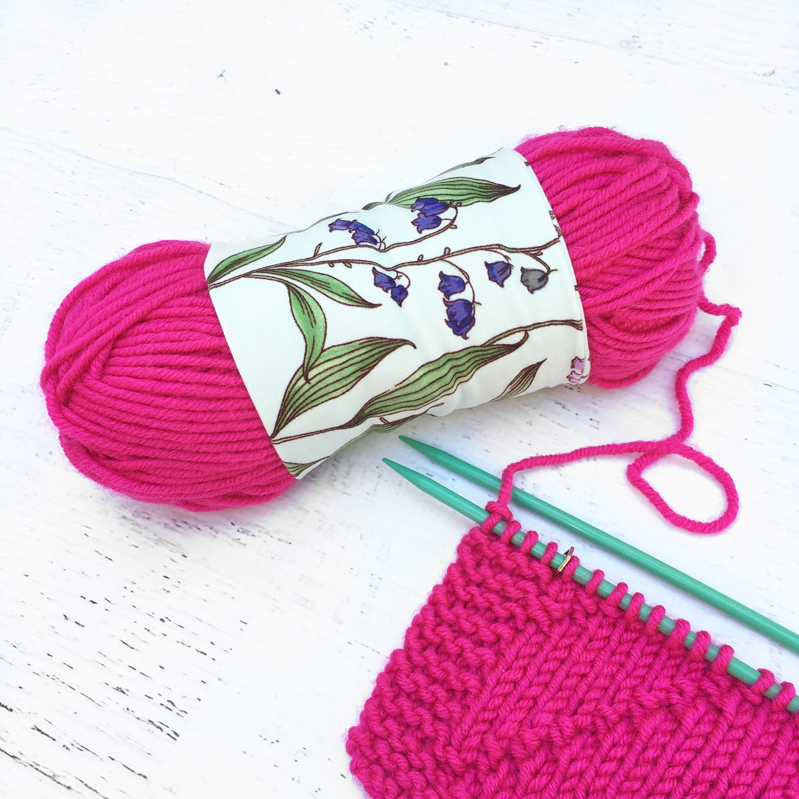 Mini Yarn Cozy Small Yarn Holder Lily of the Valley Yarn Etsy