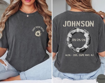 Coast Guard Bootcamp Graduation Shirt: Custom Family Proud Matching Tee