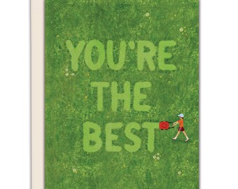 Suburban Sentiment- Everyday/Thank You Blank Greeting Card