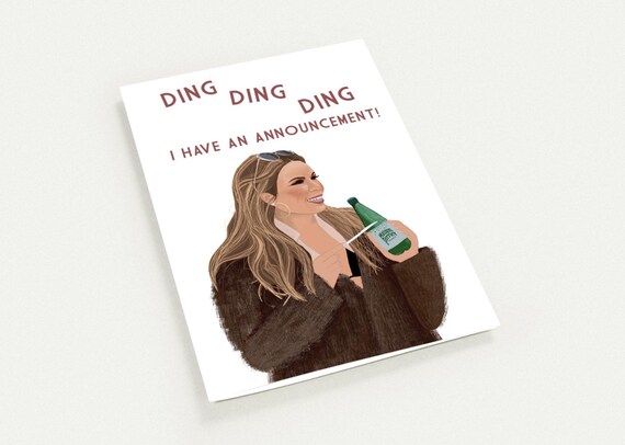 Real Housewives of Salt Lake City "Announcement" Blank Greeting Card