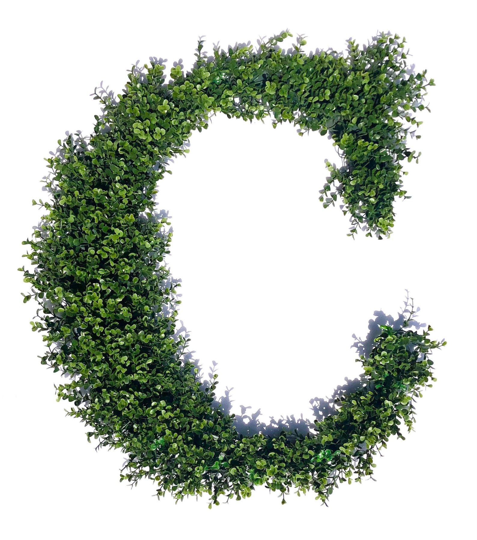 24 Inch Faux Boxwood Letters Etsy